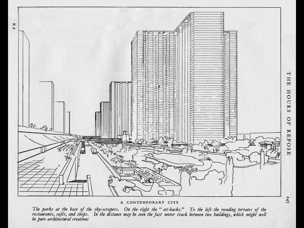 Ле корбюзье планы городов